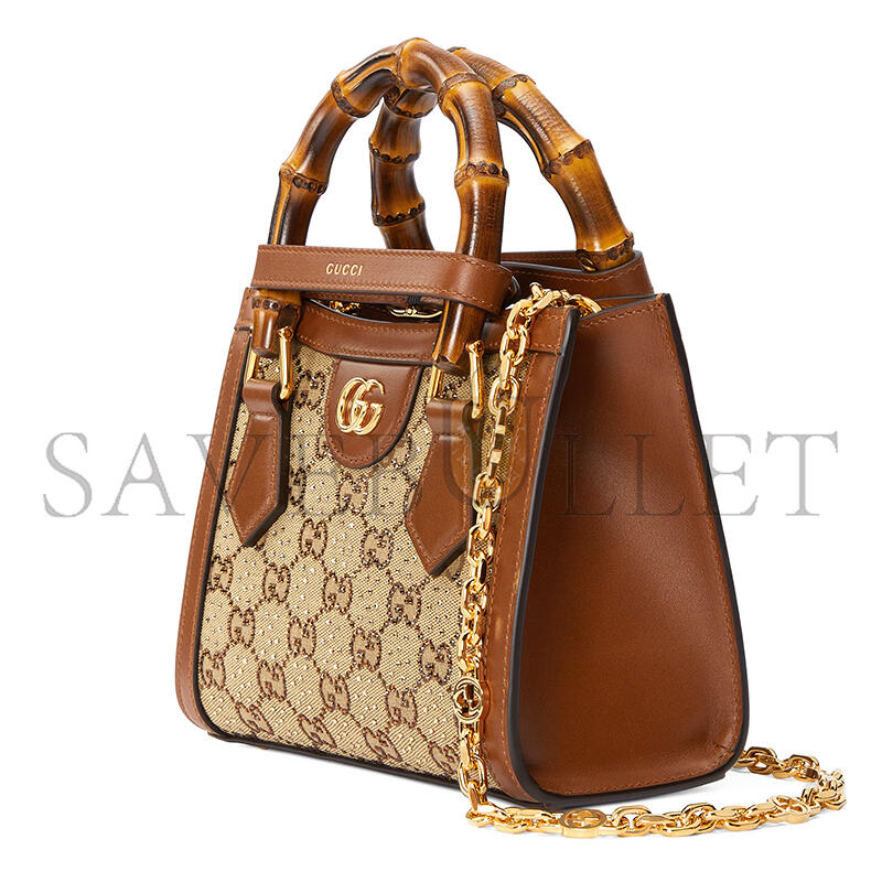 GUCCI DIANA CRYSTALS SMALL TOTE BAG 707449 (20*16*10cm)